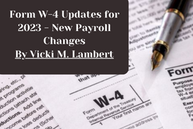 Form W-4 Updates for 2023 - New Payroll 